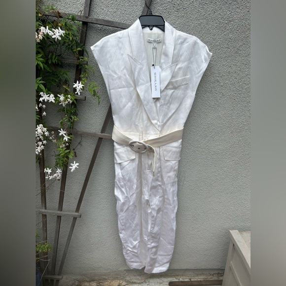 Shona Joy Bonita Fitted Jumpsuit In Ivory New with Tags! - Picture 11 of 13